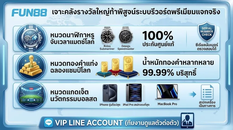 ระบบสะสมแต้มรีวอร์ด เว็บแทงบอล