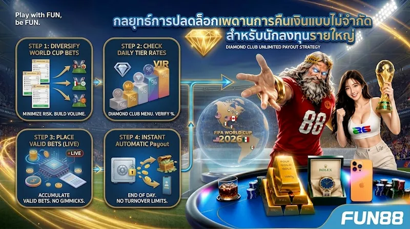 สมาชิก VIP เว็บตรง ไม่ผ่านเอเย่นต์ ได้เปอร์เซ็นต์คืนเงินรายวันสูงกว่า